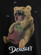 DOUBLET - Violent Bear Cotton T-shirt