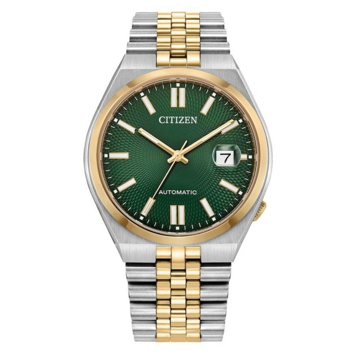 Photo: Citizen Tsuyosa 60 Automatic Green Dial Mens Watch NK0024-54X