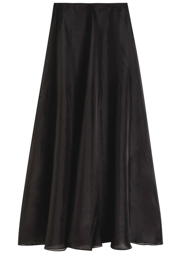 Photo: Esse Studios Aire Silk-organza Maxi Skirt Black