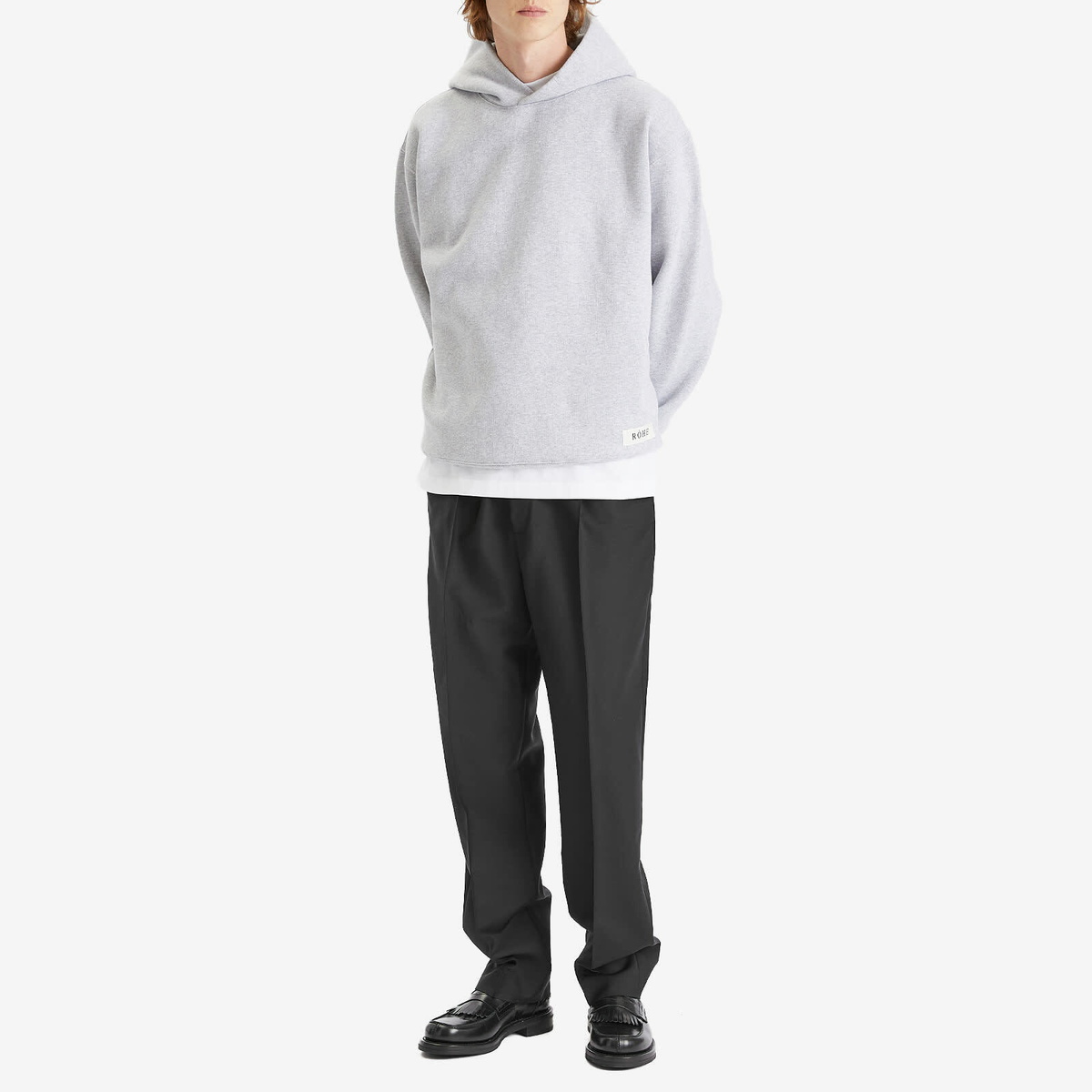 Róhe Men's Elasticated Waist Trousers in Black