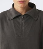 The Row Marcielo cotton half-zip top