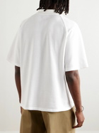 LOEWE - Logo-Embroidered Cotton-Piqué Polo Shirt - White