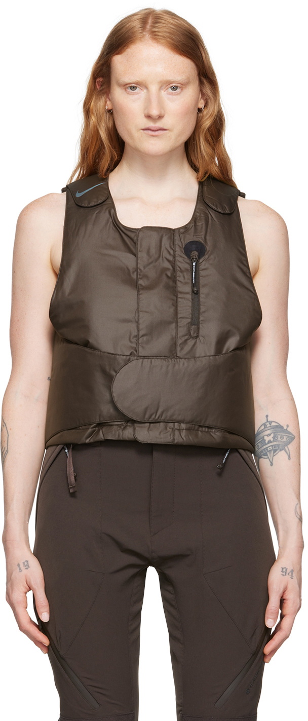 Nike Brown CACT.US CORP Edition Vest