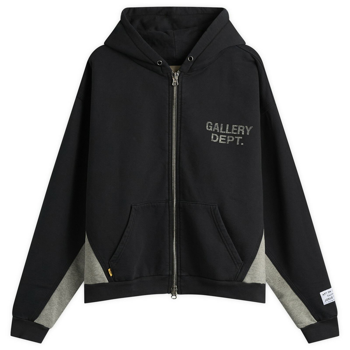 GALLERY DEPT. 90'S RECYCLE HOODIE Lサイズ GALLERY DEPT. 90'S RECYCLE HOODIE WASHED BLACK – ODTO