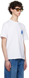 JW Anderson White Anchor Patch T-Shirt