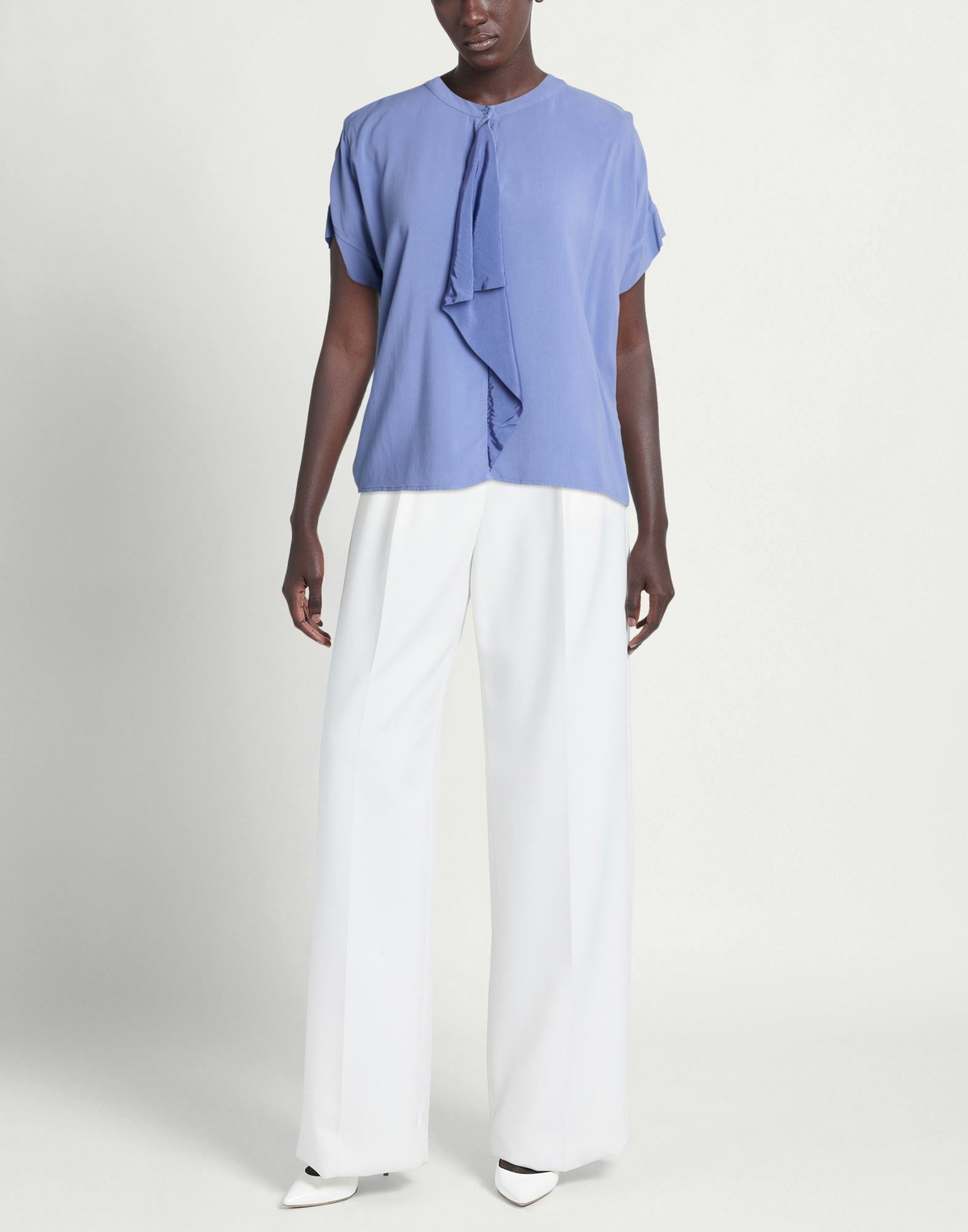 Alessia Santi Womens Top Slate in Blue