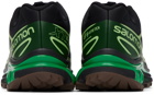 Salomon Black & Green XT-6 GTX Sneakers