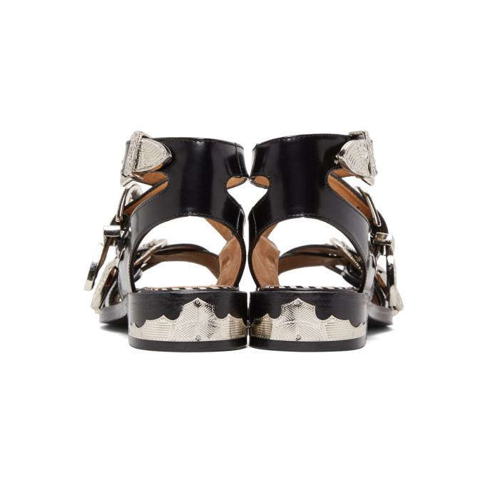 Toga Pulla Black Western Sandals Toga Pulla