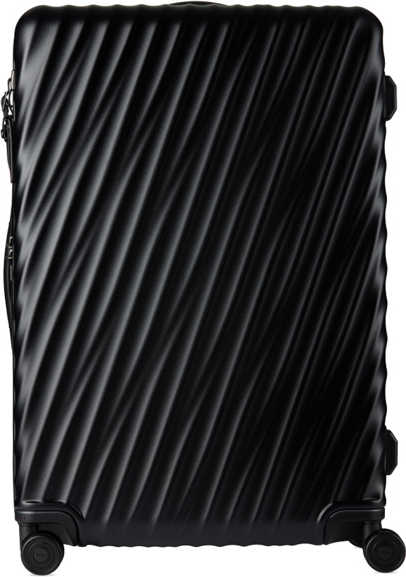 Photo: Tumi Black Extended Trip Expandable 4 Wheeled Suitcase