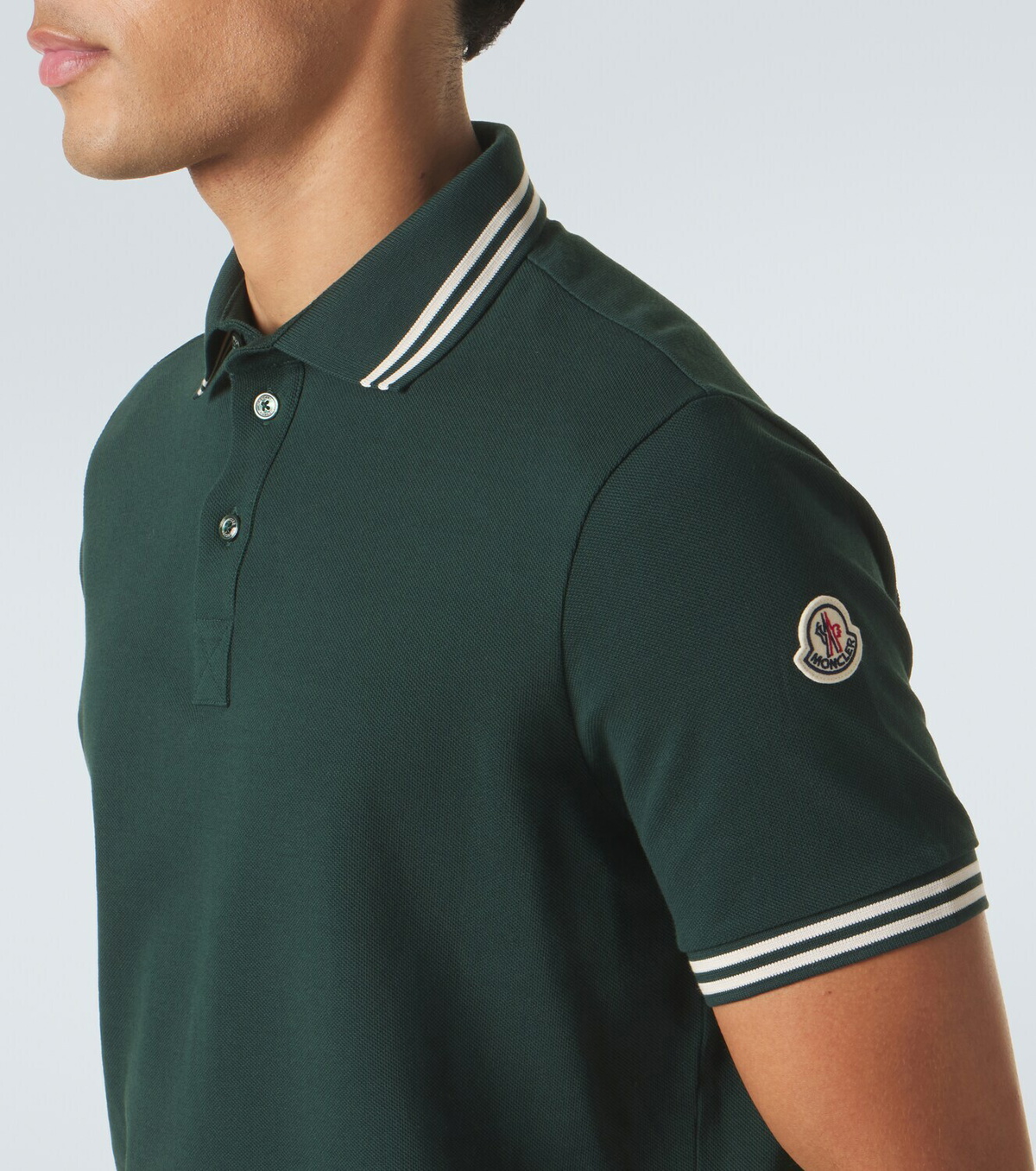 Moncler Cotton piqué polo shirt
