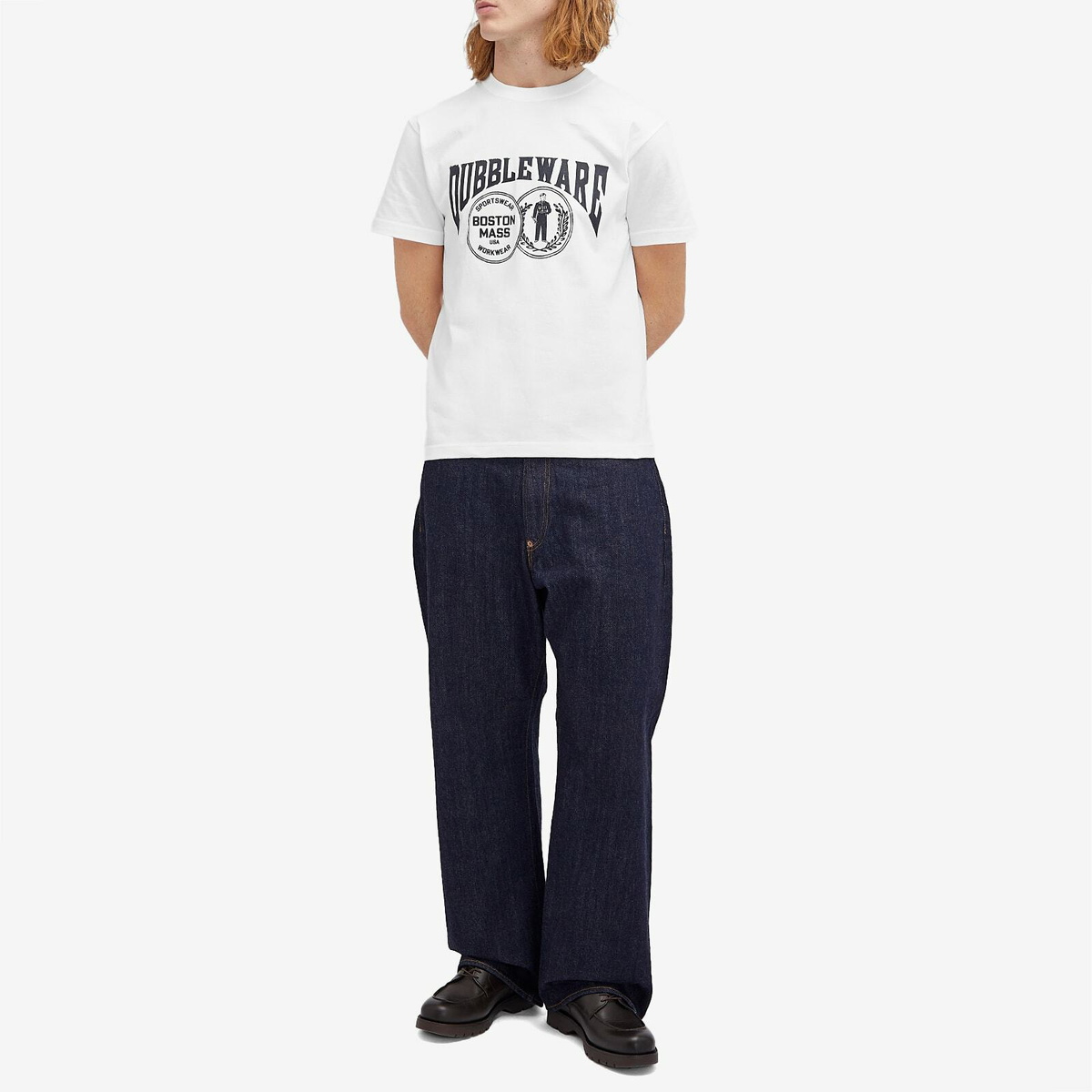 Dubbleware Men's Double Disc T-Shirt in White