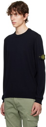 Stone Island Navy Crewneck Sweater