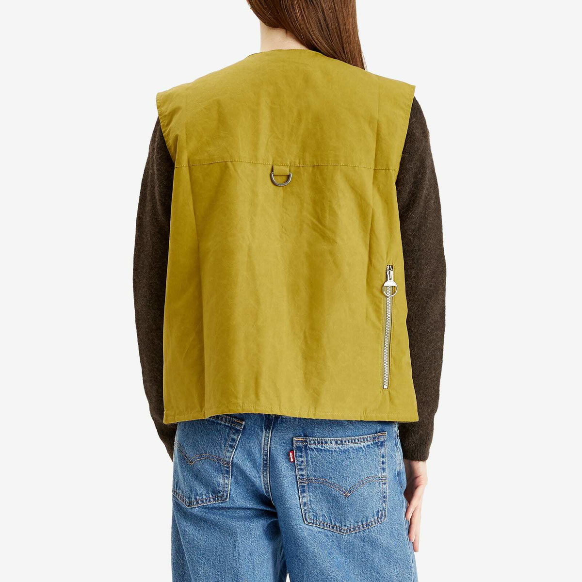 Barbour Women's x Alexa Rebecca Gilet in Seaweed Salad/Dress Gordon