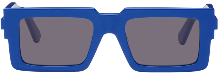 Photo: Marcelo Burlon County of Milan Blue Tineo Sunglasses