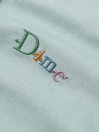 DIME - Friends Logo-Embroidered Ombré Cotton Oxford Shirt - Green