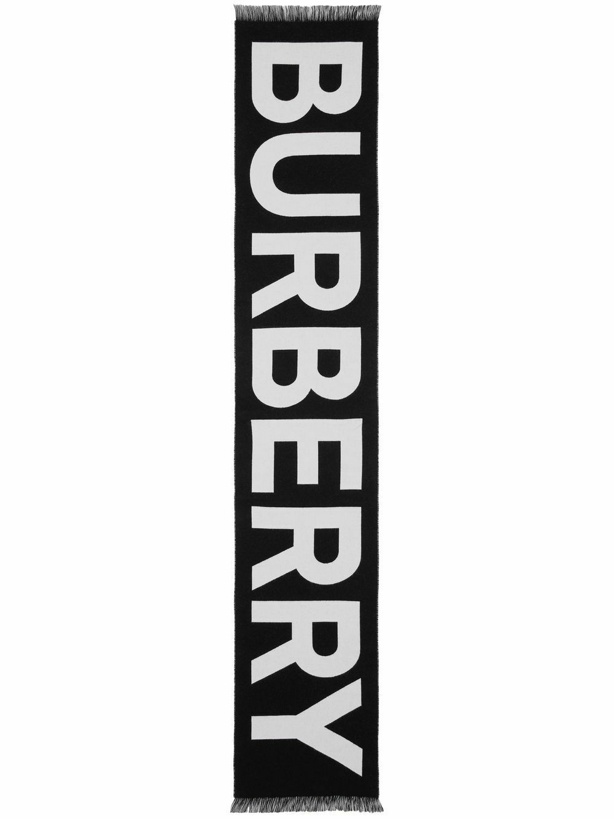 Photo: BURBERRY - Logo Wool Scarf