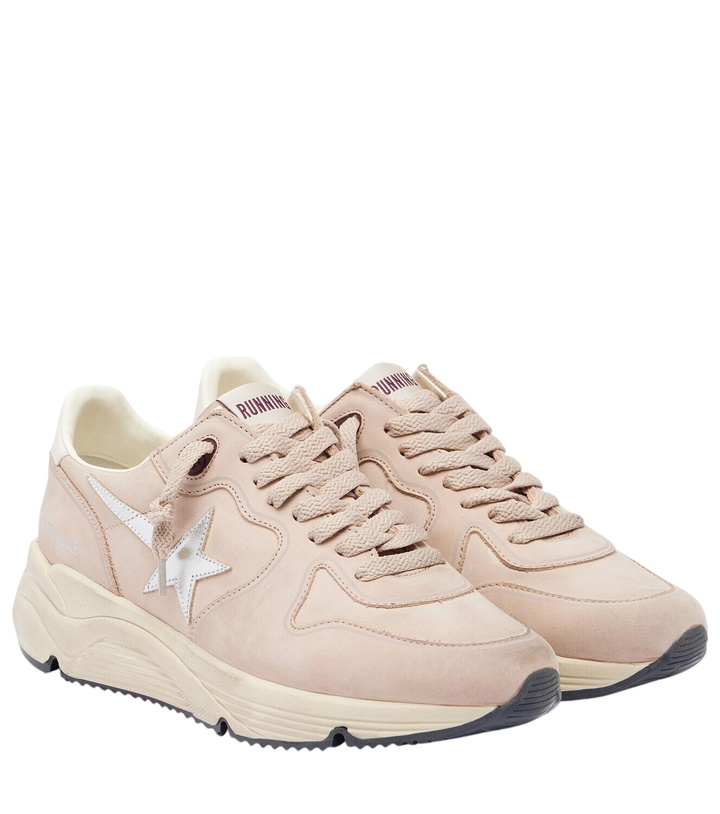 Photo: Golden Goose Running Sole leather sneakers