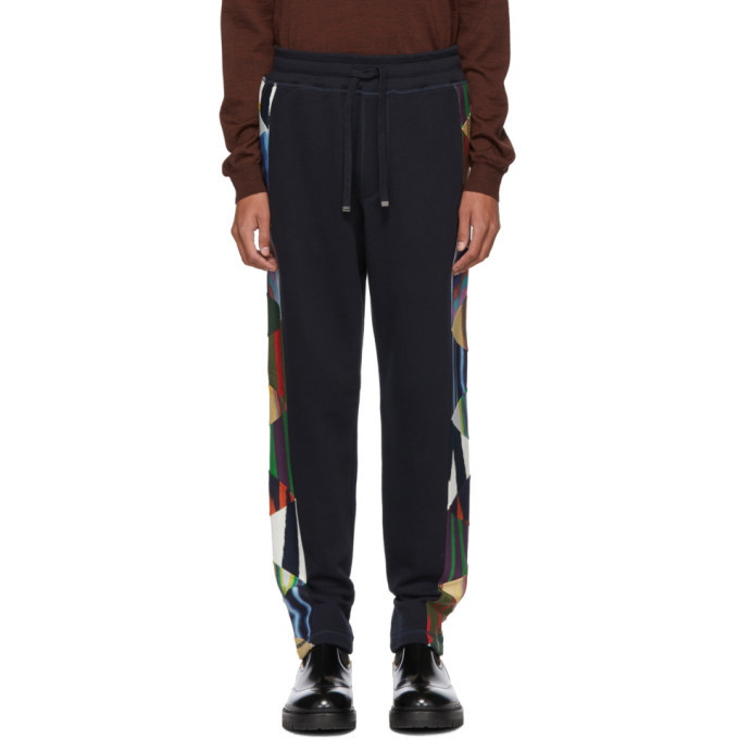 Photo: Missoni SSENSE Exclusive Navy Cotton Lounge Pants