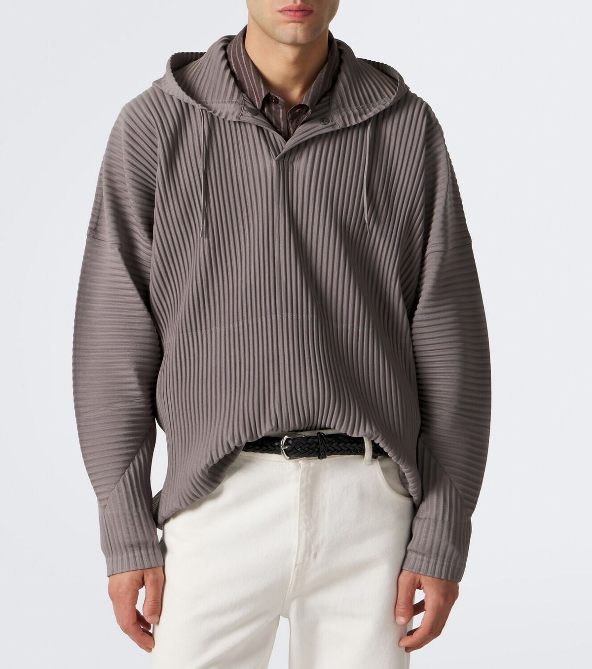 Homme Plissé Issey Miyake Monthly Colors: October pleated hoodie