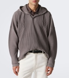 Homme Plissé Issey Miyake Monthly Colors: October pleated hoodie