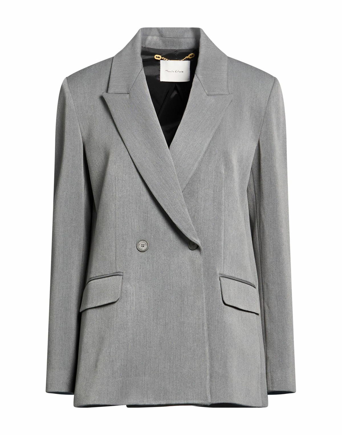 Manila Grace Womens Blazer in Grey