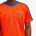 Adidas x Wales Bonner Short Sleeve T-Shirt in Bold Orange/Team Royal Blue