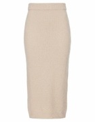 Peserico Womens Midi skirt in Off white