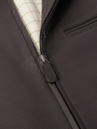 Loro Piana - Gail Full-Grain Leather Jacket - Black
