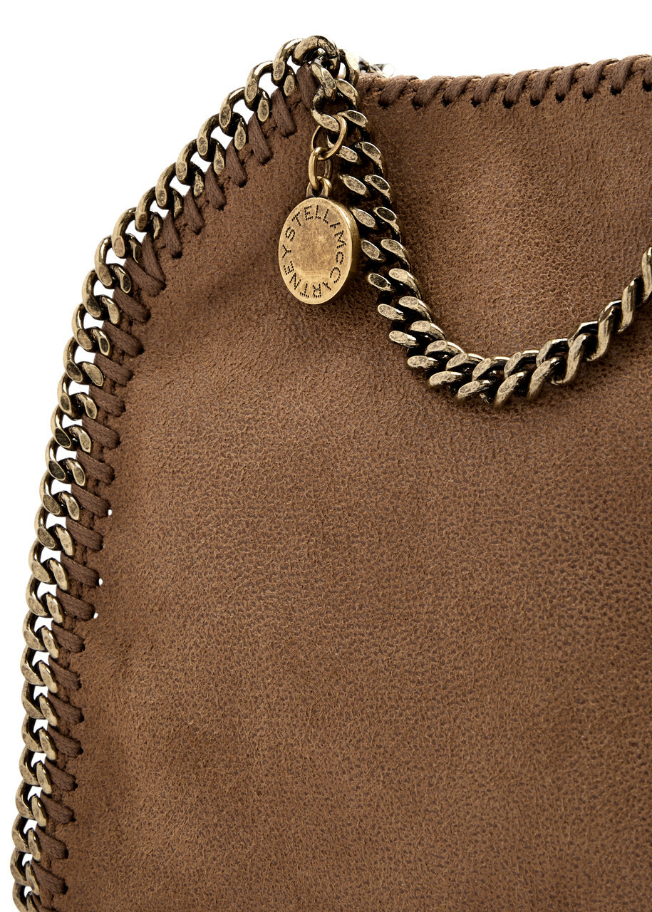 トートバッグ STELLA MCCARTNEY FALABELLA SUEDE TOTE BAG Stella McCartney Falabella Mini Woven Vegan Suede Tote Bag