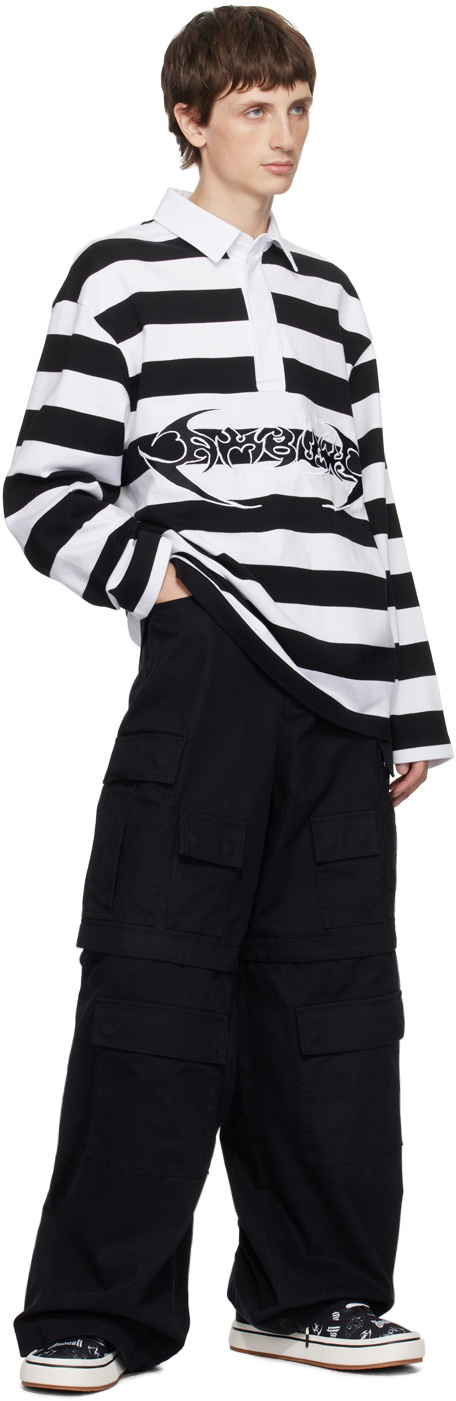 AMBUSH Black & White Vulcanized Sneakers
