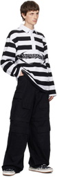 AMBUSH Black & White Vulcanized Sneakers