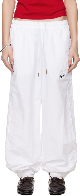 Photo: WILLY CHAVARRIA White Bad Boy Track Pants
