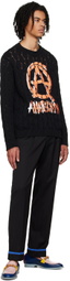 Moschino Black Anarchy Sweater