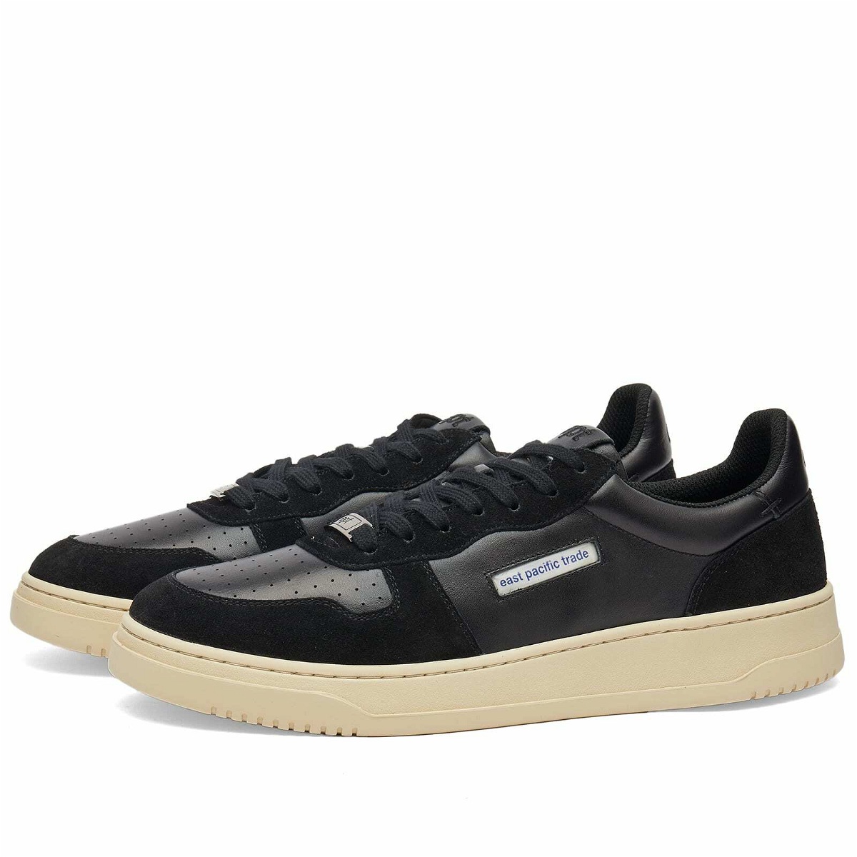 Photo: East Pacific Trade Men's Dive Court Sneakers in Black