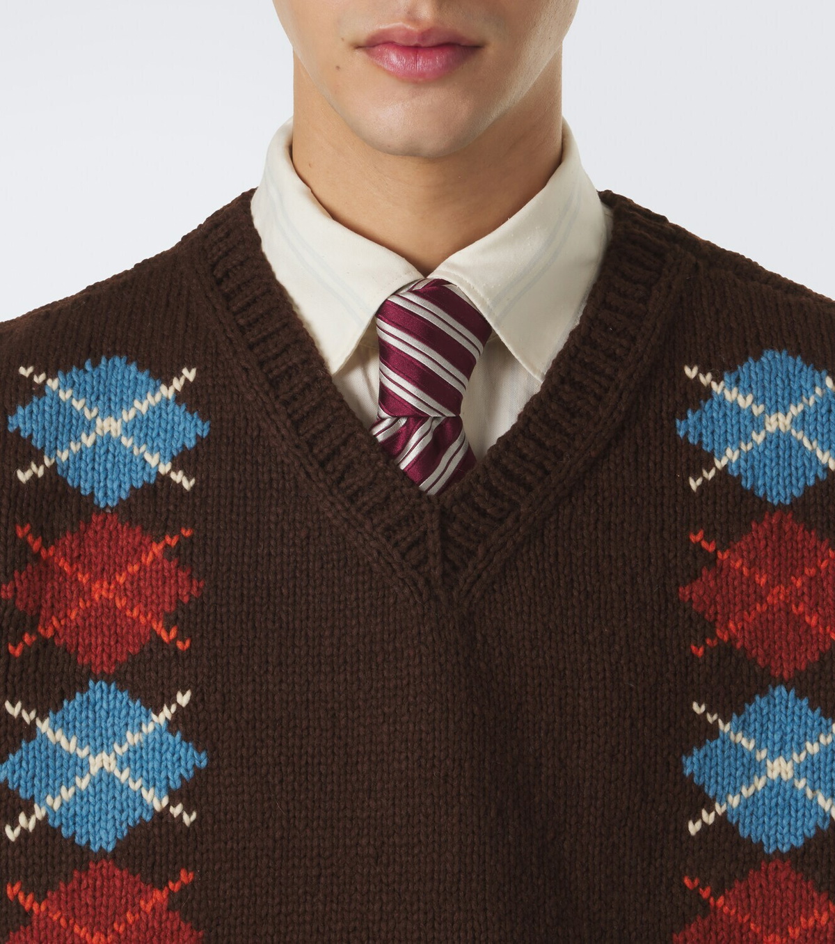 Visvim Diamante wool and cashmere sweater vest