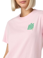 MC2 Saint Barth Pink Cotton T-shirt With St Barth Tennis Team Print