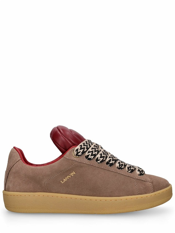 Photo: LANVIN - Curb Lite In Full Suede Sneakers