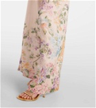 Zimmermann Halliday floral linen wide-leg pants