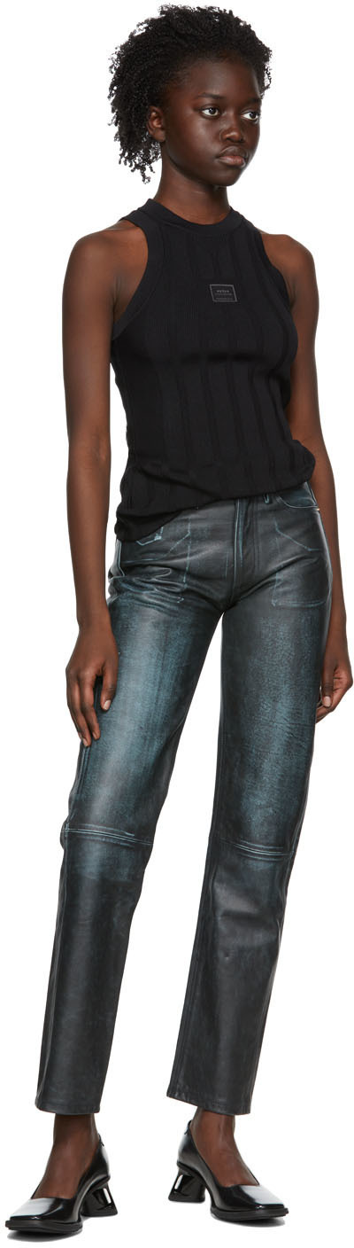 Eytys Black Viscose Tank Top