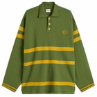 Bode Men's Regis Polo in Green