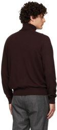 Loro Piana Burgundy Cashmere Turtleneck