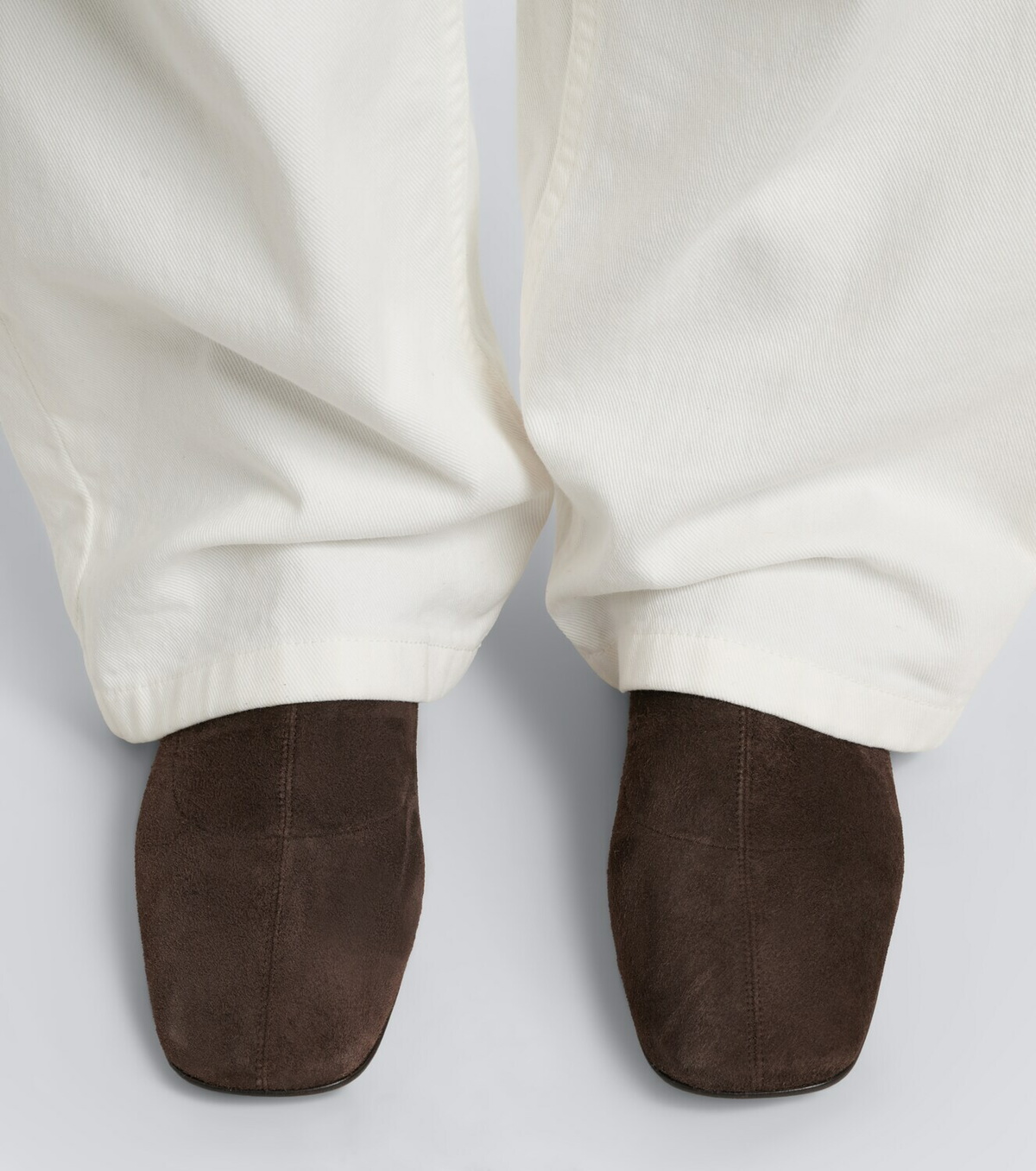 The Row Cindy suede ankle boots