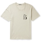 BILLY - Eastlake Printed Cotton-Jersey T-Shirt - Gray