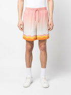 CASABLANCA - Printed Drawstring Silk Shorts