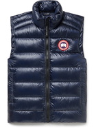 Canada Goose - Crofton Slim-Fit Quilted Recycled Nylon-Ripstop Down Gilet - Blue