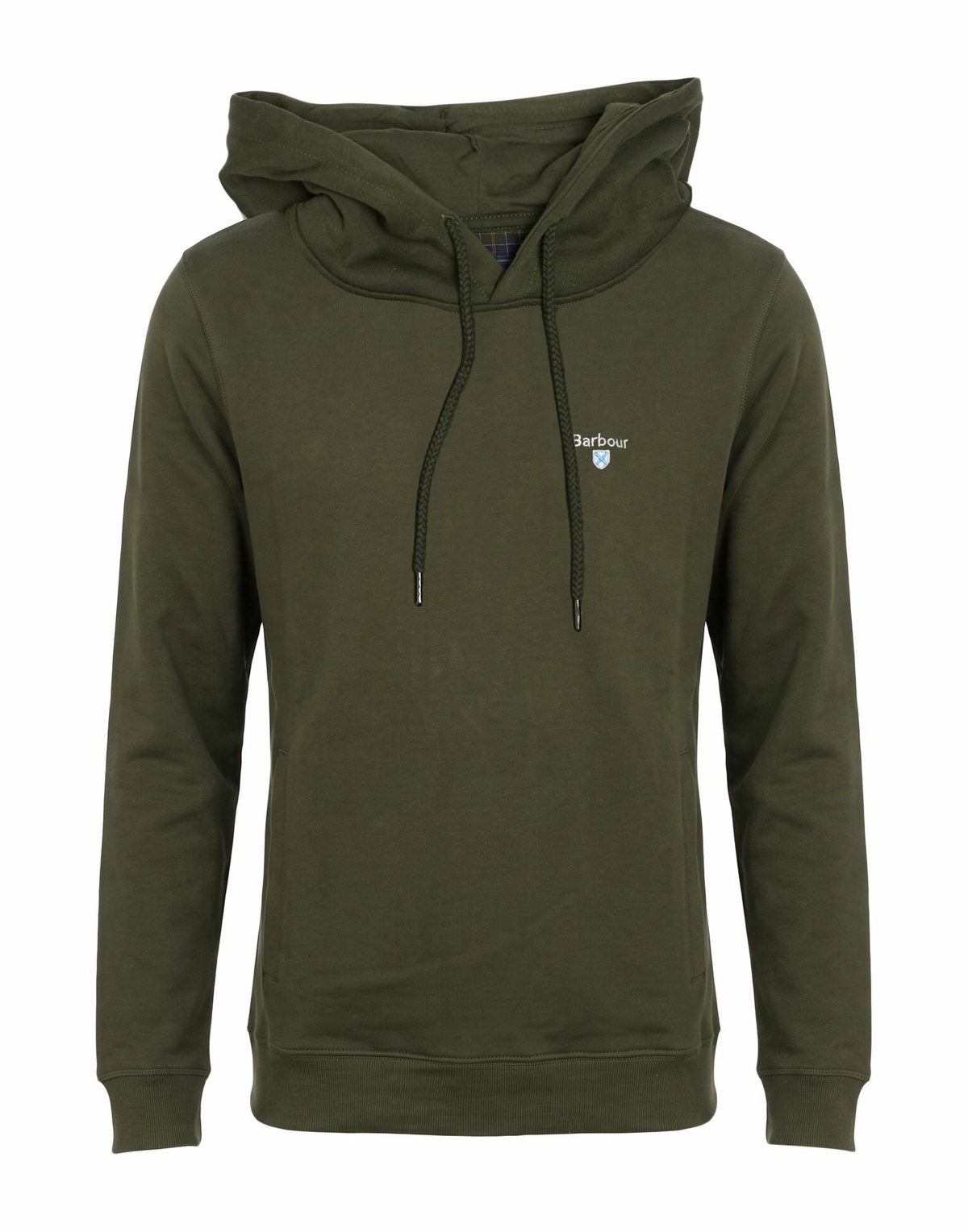 Barbour Mens Sweatshirt Military in Green