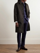 Kingsman - Belted Wool and Cashmere-Blend Felt Coat - Brown