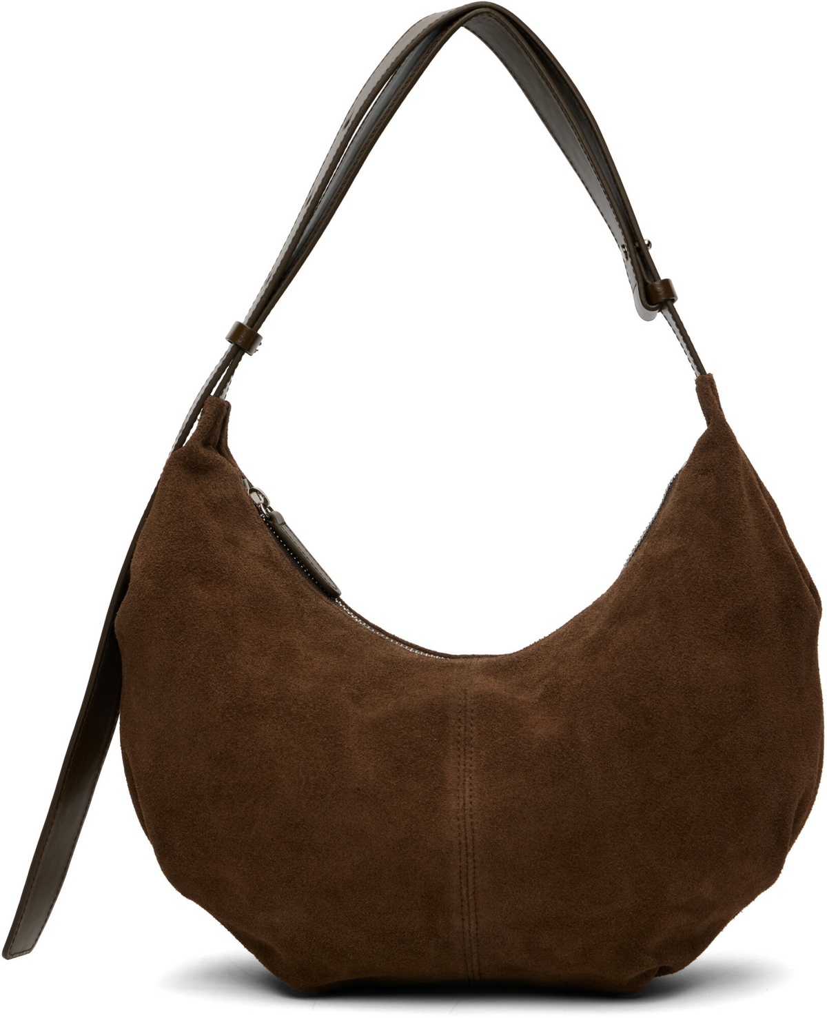 Nothing Written Brown HT Suede Shoulder Bag