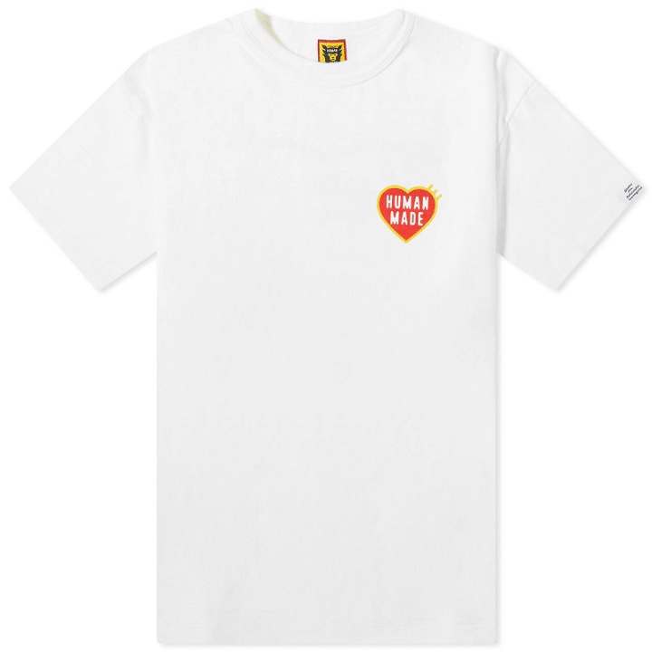 Photo: Human Made Men's Heart T-Shirt in White
