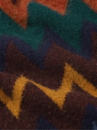 Howlin' - Fire in the Mind Wool-Jacquard Cardigan - Brown